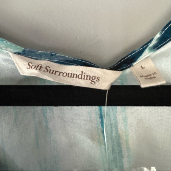 Soft Surroundings Seaglass Tides Tunic L - Picture 3 of 7